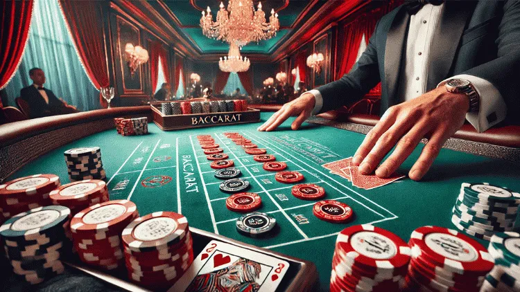 Luật chơi baccarat trong thế bài nặng nhẹ